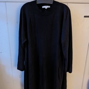 LOFT Maternity black knit sweater dress - XLM